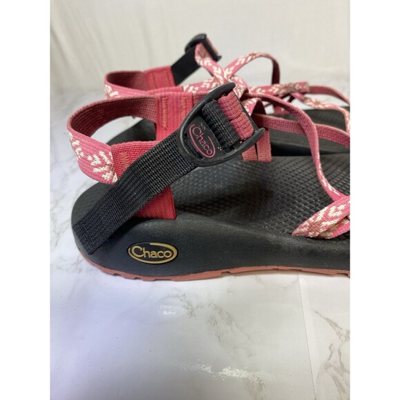 Chaco Women's Sport Sandals Ankle Straps Vibram Adjustable Strappy Pink Size 9 - Picture 3 of 9